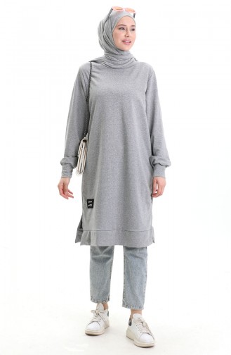 Armalı Tunik 0012-17 Gri