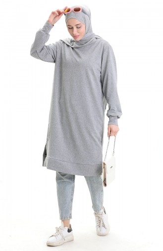Armalı Tunik 0012-17 Gri