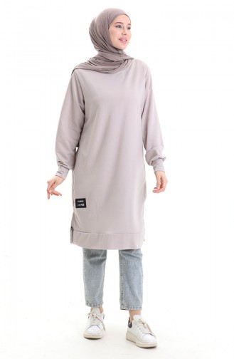 Armalı Tunik 0012-20 Açık Bej