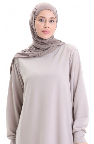 Armalı Tunik 0012-20 Açık Bej