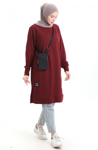 Armalı Tunik 0012-21 Bordo