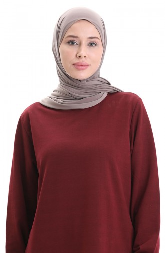 Armalı Tunik 0012-21 Bordo