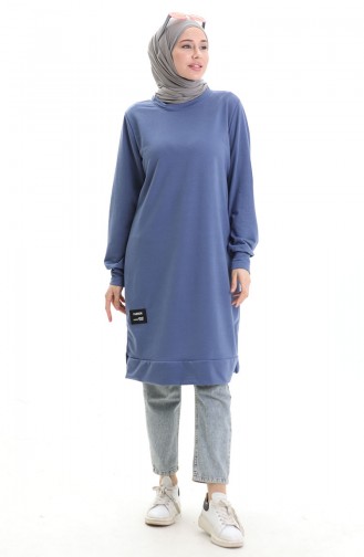 Armalı Tunik 0012-24 İndigo