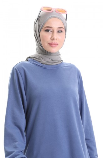 Armalı Tunik 0012-24 İndigo