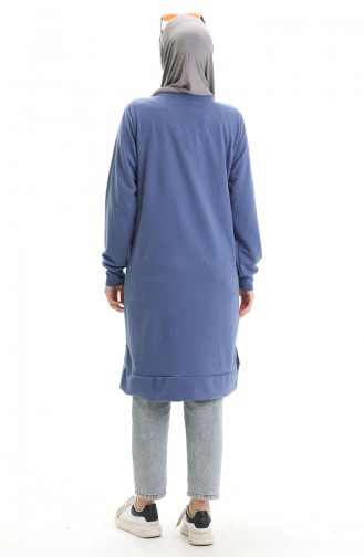 Armalı Tunik 0012-24 İndigo