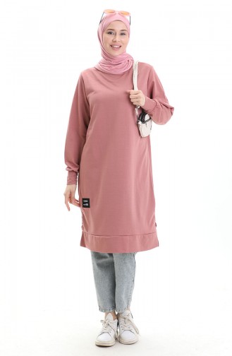 Armalı Tunik 0012-26 Gül Kurusu