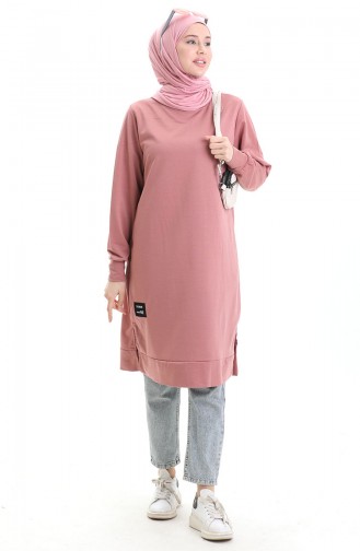 Armalı Tunik 0012-26 Gül Kurusu