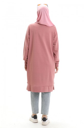 Armalı Tunik 0012-26 Gül Kurusu