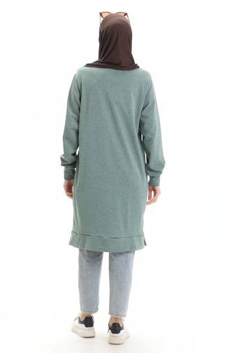 Armalı Tunik 0012-28 Çağla Yeşili