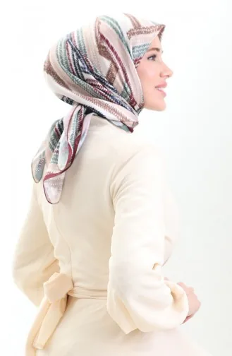 Karaca Echarpe Rayonne 81055-01 Vison Prune 81055-01