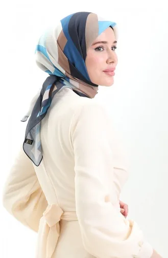 وشاح كاراجا الناعم 81056-02 أسود أزرق 81056-02