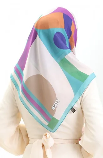 Karaca Weicher Schal 81056-04 Altersgrün Lila 81056-04