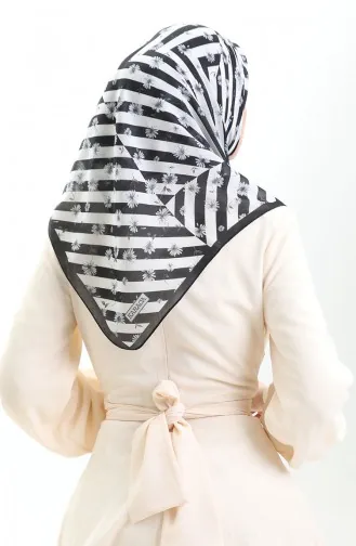 Karaca Soft Scarf 81057-12 Black White 81057-12