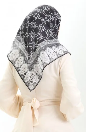 Écharpe Douce Minelli 1561-07 Noir Blanc 1561-07