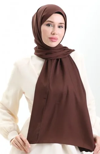 Medina Zijden Zand Sjaal 81075-06 Donkerbruin 81075-06