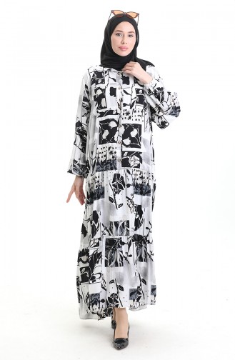 Robe Hijab Blanc 2067-03