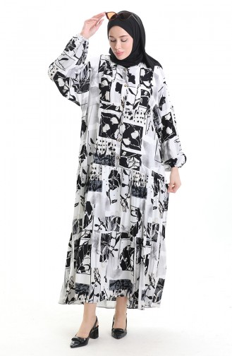 Robe Hijab Blanc 2067-03