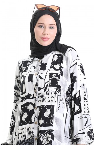 Robe Hijab Blanc 2067-03