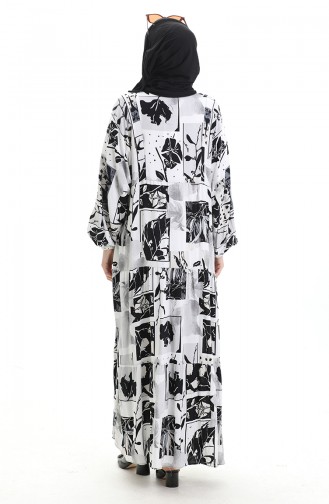 Robe Hijab Blanc 2067-03