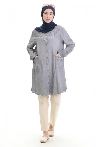 Authentische Tunika 0540-03 Grau 0540-03