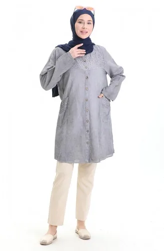 Authentische Tunika 0540-03 Grau 0540-03