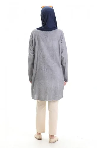 Authentische Tunika 0540-03 Grau 0540-03