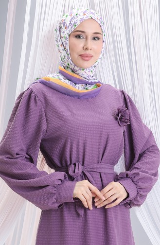 Lila Hijab Kleider 2043-02