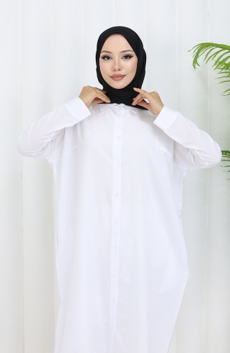 Reglan Kol Tunik 4066-02 Beyaz