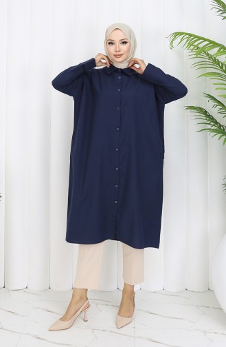 Reglan Kol Tunik 4066-07 Lacivert