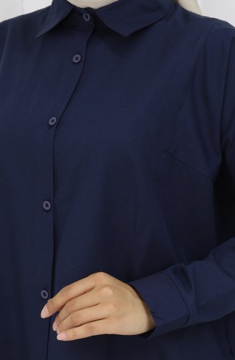 Reglan Kol Tunik 4066-07 Lacivert