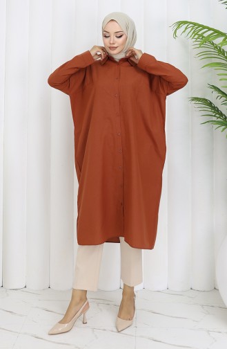 Reglan Kol Tunik 4066-09 Kiremit