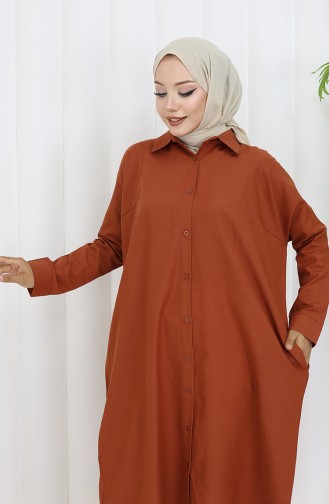 Reglan Kol Tunik 4066-09 Kiremit