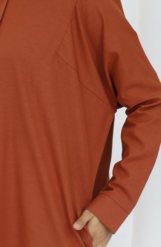 Reglan Kol Tunik 4066-09 Kiremit