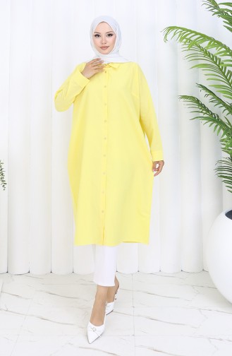 Reglan Kol Tunik 4066-10 Sarı