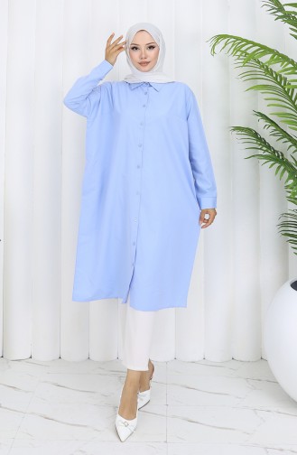 Reglan Kol Tunik 4066-12 Mavi