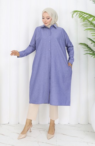 Reglan Kol Tunik 4066-14 Kot Mavi