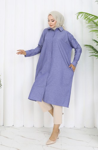Reglan Kol Tunik 4066-14 Kot Mavi