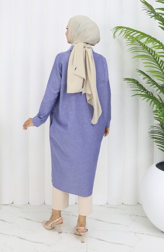 Reglan Kol Tunik 4066-14 Kot Mavi