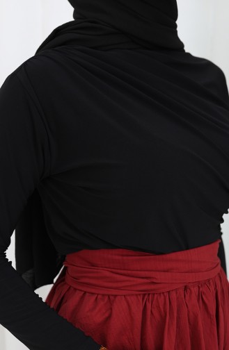 Schwarz Bluse 52103-01