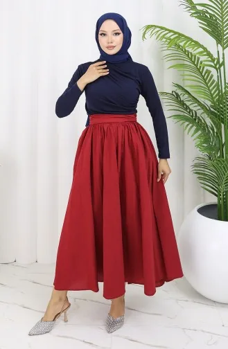 Chemisier à Col Roulé En Tissu Sandy 52103-04 Bleu Marine 52103-04