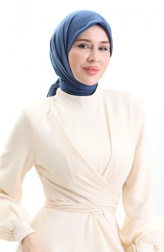 Écharpe Douce En Coton 70282-15 Bleu Denim 70282-15