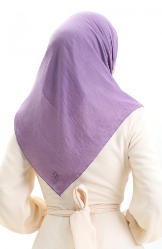 Pamuklu Soft Eşarp 70282-17 Lila