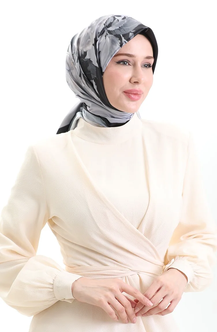 Karaca Echarpe Rayonne 81050-11 Gris Creme 81050-11