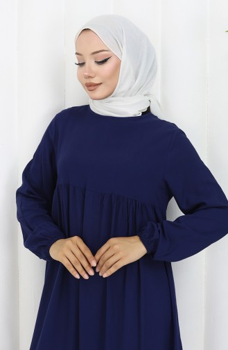 فستان أزرق كحلي 4102-02