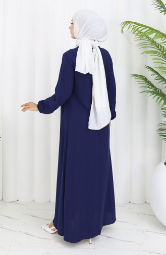 فستان أزرق كحلي 4102-02