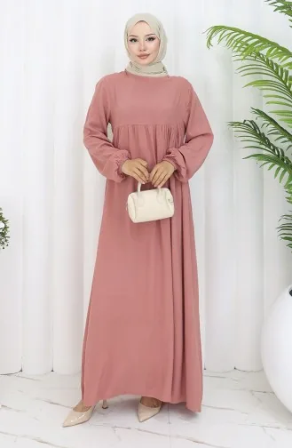 Pleated Waist Dress 4102-06 Onion Skin 4102-06