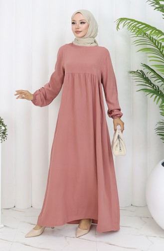Pink Hijab Dress 4102-06