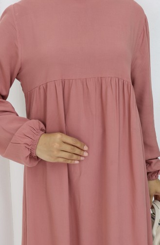 Pink Hijab Dress 4102-06