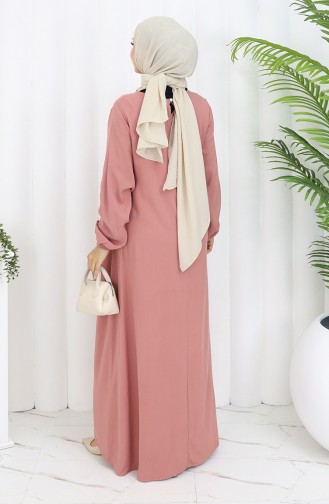 Pink Hijab Dress 4102-06