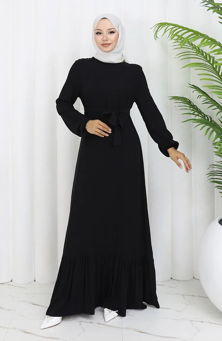 Robe Hijab Noir 4103-01
